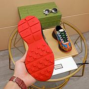 Gucci Women's Yellow Rhyton GG Multicolor Sneaker - 6