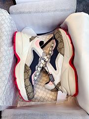 Gucci Women's Zapatillas GG Rhyton Con Piel P00491434 - 2