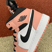 Air Jordan 1 Mid Pink Quartz (GS) 555112-603 - 4