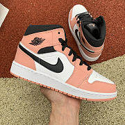 Air Jordan 1 Mid Pink Quartz (GS) 555112-603 - 6