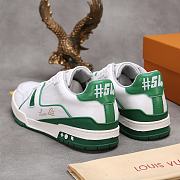Louis Vuitton LV Trainer Sneaker White Green - 6