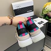 Chanel Low Top Trainer Velvet Beige - 2