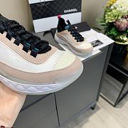 Chanel Low Top Trainer Velvet Beige - 3