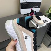 Chanel Low Top Trainer Velvet Beige - 4