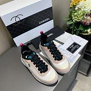 Chanel Low Top Trainer Velvet Beige - 5
