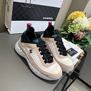 Chanel Low Top Trainer Velvet Beige - 6
