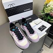 Chanel Low Top Trainer Velvet Purple - 5