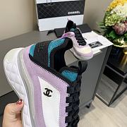 Chanel Low Top Trainer Velvet Purple - 6