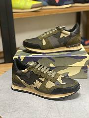 Valentino Garavani Camouflage-Pattern Rockrunner Sneakers Green YS0723QRK - 6