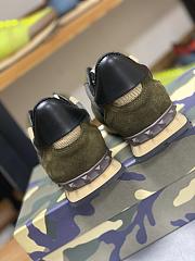 Valentino Garavani Camouflage-Pattern Rockrunner Sneakers Green YS0723QRK - 5