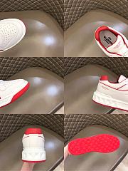Valentino Garavani ONE STUD Low-Top Sneaker in Nappa Red WW2S0CS4NWNR81 - 3