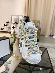 Gucci Flashtrek Sneakers With Removable Crystals White - 2