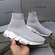 Balenciaga Speed Clear Sole Grey 607543 W05GR 1705 - 6