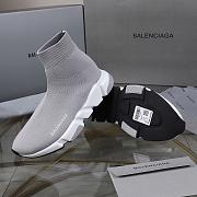 Balenciaga Speed Clear Sole Grey 607543 W05GR 1705 - 4