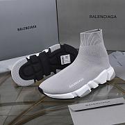 Balenciaga Speed Clear Sole Grey 607543 W05GR 1705 - 2