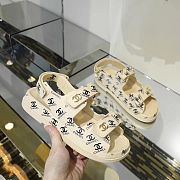 Chanel 21C Dad Sandal Cream - 2