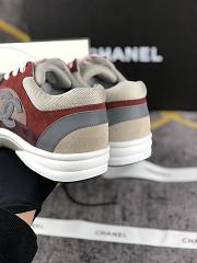 Chanel Women's Plum Low Top Logo Sneaker - 3