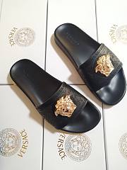 Versace Medusa Plaque Slides DSR262CNDGOM8 - 5