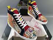 Christian Louboutin Lou Spikes Orlato Flat Yellow - 6