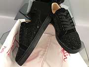 Christian Louboutin Louis Junior Strass Flat Black - 2
