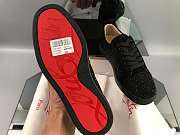 Christian Louboutin Louis Junior Strass Flat Black - 3