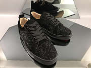 Christian Louboutin Louis Junior Strass Flat Black - 6
