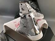 Christian Louboutin Louis Orlato Strass Flat High - 6