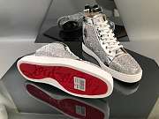 Christian Louboutin Louis Orlato Strass Flat High - 5