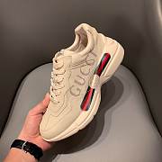 Gucci Women's Rhyton Gucci Logo Leather Sneaker 528892 DRW00 9522 - 3