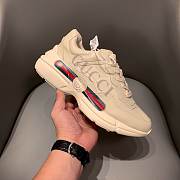 Gucci Women's Rhyton Gucci Logo Leather Sneaker 528892 DRW00 9522 - 6