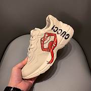 Gucci Women's Rhyton Sneaker With Mouth Print 552093 A9L00 9522 - 6