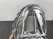 Balenciaga Track Fur Sneaker All Silver 663556 W3FS2 8181 - 2