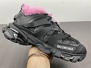 Balenciaga Track Fur Sneaker Black Pink 668555 W3CQ6 1050 - 5