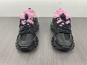 Balenciaga Track Fur Sneaker Black Pink 668555 W3CQ6 1050 - 6