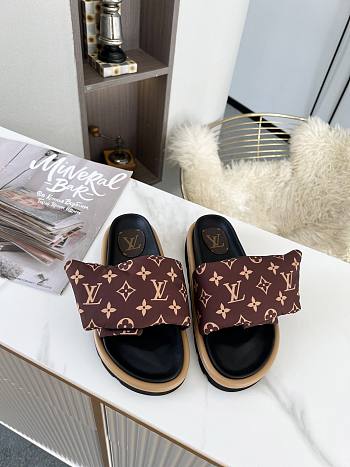 Louis Vuitton Pool Pillow Comfort  Mule Cacao Brown