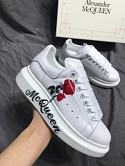 Alexander McQueen Oversized White Rose - 5