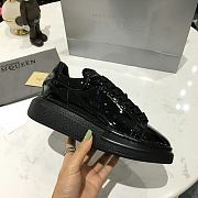 Alexander McQueen Oversized Black Patent - 5