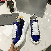 Alexander McQueen Oversized Blue Patent - 5
