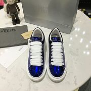 Alexander McQueen Oversized Blue Patent - 3