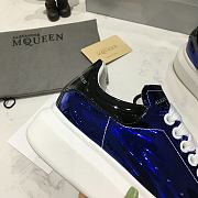Alexander McQueen Oversized Blue Patent - 4