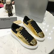 Alexander McQueen Oversized Gold Patent - 6