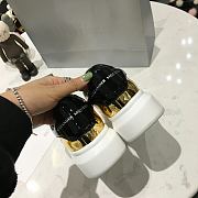 Alexander McQueen Oversized Gold Patent - 5