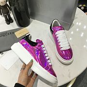 Alexander McQueen Oversized Purple Rainbow Patent - 6