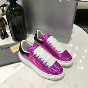 Alexander McQueen Oversized Purple Rainbow Patent - 2