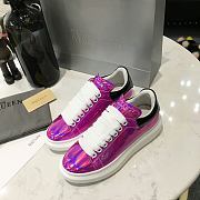 Alexander McQueen Oversized Purple Rainbow Patent - 3