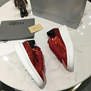 Alexander McQueen Oversized Red Patent - 3