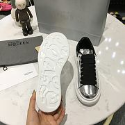 Alexander McQueen Oversized Silver Patent - 5