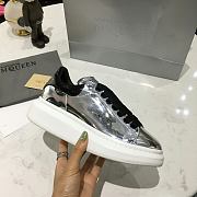 Alexander McQueen Oversized Silver Patent - 6