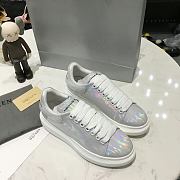 Alexander McQueen Oversized White Patent - 3
