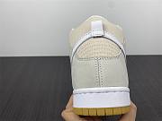 Nike SB Dunk High Pro ISO Orange Label Unbleached Natural DA9626-100 - 3